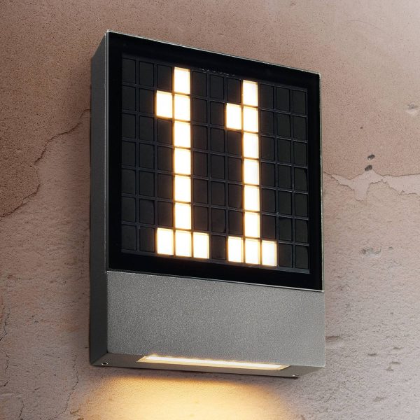 Pavia LED-husnummerlampe med stiksystem